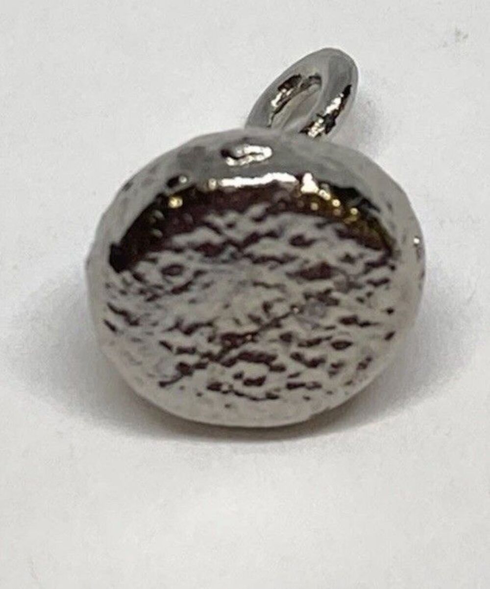 Sterling Silver Solid Vintage Hershey Kiss Pendant & Silver Chain in Jewelry Box - Picture 8 of 8
